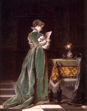 The Amateur Artist, c.1870 (oil on panel)