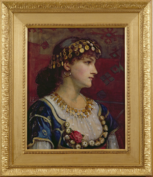 Princess Dreamy Eyes (w/c on paper)