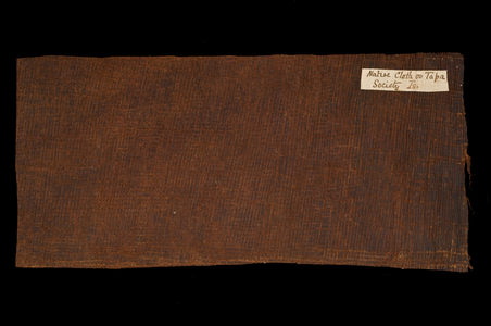 Barkcloth, Society Islands, early 19th century (vegetal fibre)