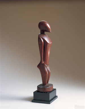Tino, ancestor figure, in the classic minimalist tradition of this polyneisan outlier, Nukuoro, 20th century (wood)