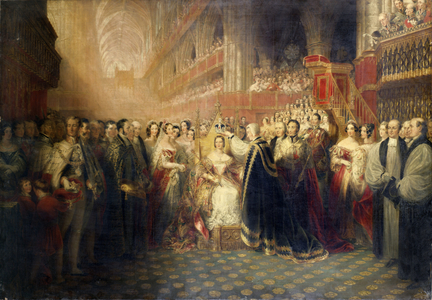 The Coronation of Queen Victoria, 1838 (oil on canvas)