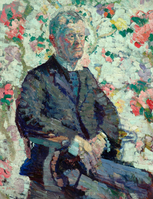Portrait of a Man, c.1912-14 (oil on canvas)