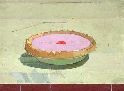Is it a Tart, or is it Ayers Rock? 1998 (oil on canvas)
