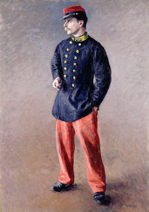 A Soldier, 1881 (oil on canvas)