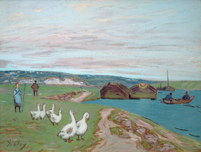 The Goose girl (pastel)