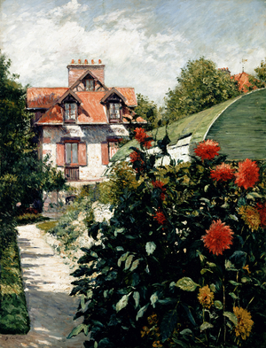 The Dahlias, garden at Petit Gennevilliers, 1893 (oil on canvas)