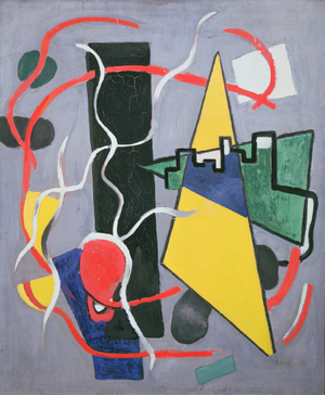 The Yellow Triangle, 1926 (oil on canvas)