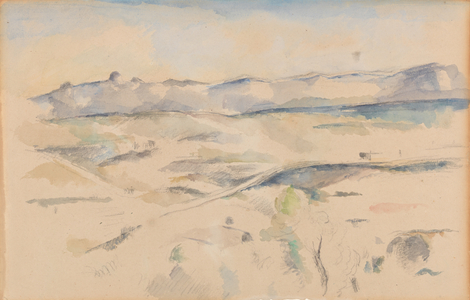 Mountain Range (w/c on paper)