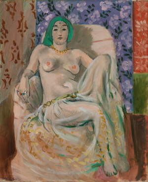 Seated Odalisque, late 1922 (oil on canvas)
