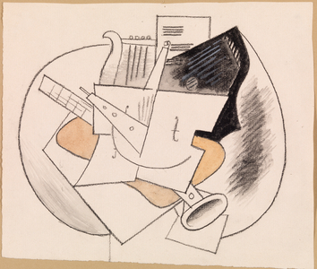 Music Abstraction (gouache on paper)