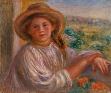 Girl on a Balcony at Cagnes, 1911 (oil on canvas)