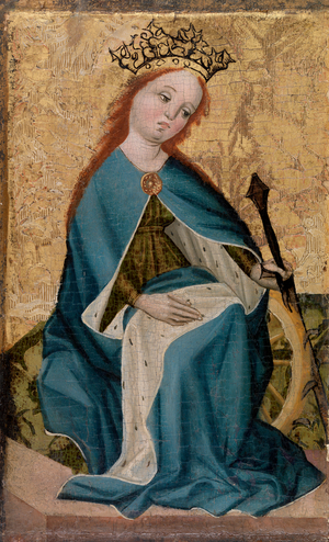 St. Catherine (oil on panel)