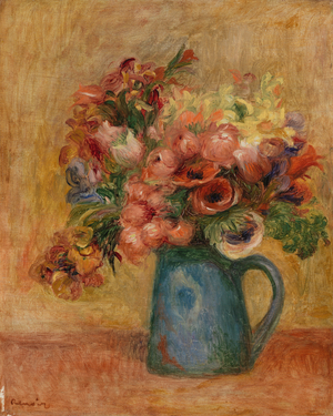 Pitcher of Flowers, c.1889 (oil on canvas)
