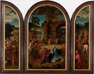 The Adoration of the Magi Triptych (central panel), c.1510 (oil on panel)