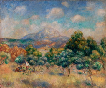 Mont Sainte-Victoire, 1889 (oil on canvas)