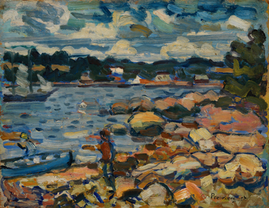 Symphony in Blue, Brooksville, Maine, 1907-10 (oil on panel)