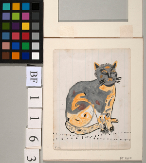 Cat (w/c on paper)
