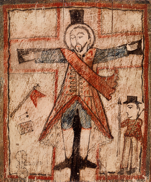 Saint Acacius, c. 1835 (water-based paint on wood panel)