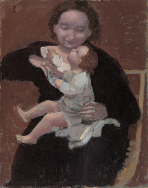 Mother and Child, c. 1895 (oil on canvas)