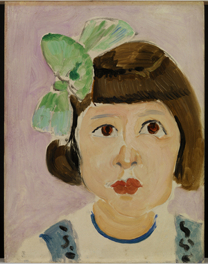 Head of Young Girl, 1917 (oil on panel)