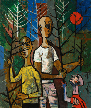 Nature Study (oil on canvas)