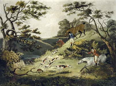 The Death, engraved by R.G. Reeve, 1808 (colour litho)