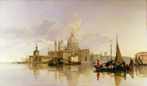 Venice with the Dogana and the Church of S. Maria