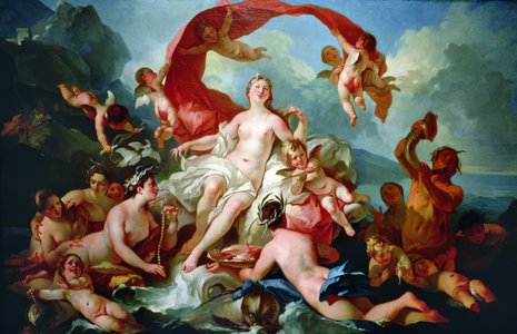 The Triumph of Amphitrite (oil on canvas)