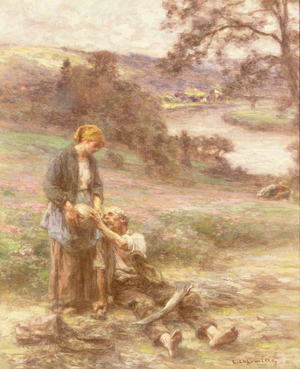 The Reaper's Rest (oil on canvas)