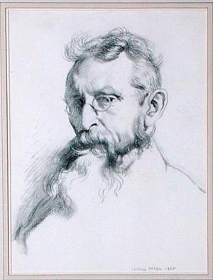 Portrait of William O'Brien (1852-1928) 1905 (pencil on paper)