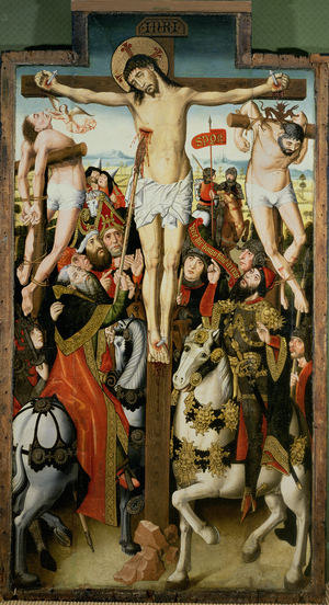 Calvary (tempera on panel)