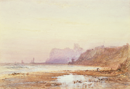 Coast at Whitby with the Abbey Beyond