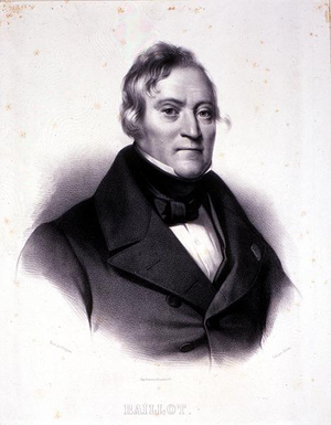 Portrait of Pierre Baillot (1771-1842) engraved by Julien (litho)