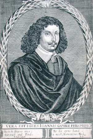 John Gamble (c.1630-87) (engraving)