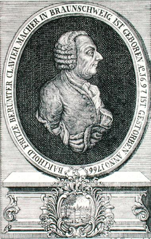 Barthold Fritz (1697-1766) engraved by J.C. Eberling (engraving)
