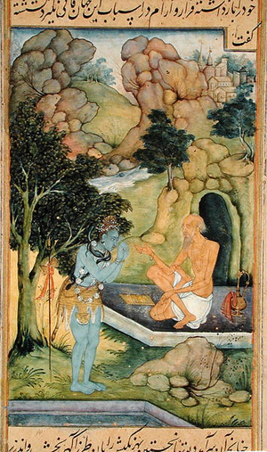 In. 05,f.304v  Bringisa and Siva, 1602 (vellum)