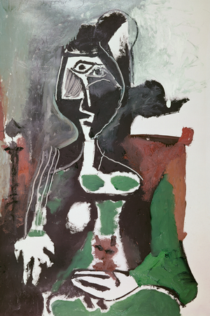Portrait of a Woman III, 4th May 1964 (oil on canvas)