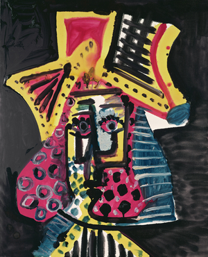 Head II, 22nd December 1971 (oil on canvas)