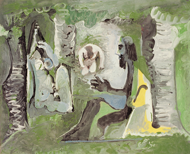 Les Dejeuners, 27th July 1961 (oil on canvas)