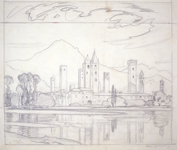 Albenga (pencil on paper) (see also 260038)