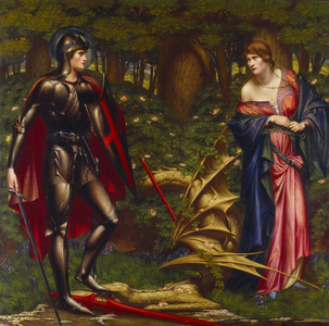 St. George and the Dragon (oil on canvas)