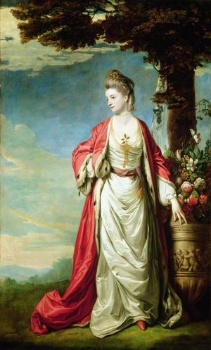 Portrait of Mrs Trecothick, in Turkish Dress (oil on canvas)