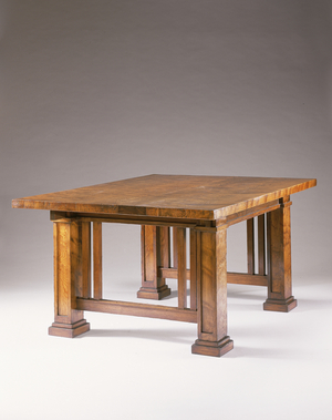A curly cypress dining table (wood)