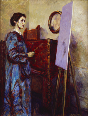 Vanessa Bell Painting, 1971 (oil on canvas)