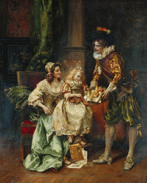 The Basket of Fruit (oil on panel)