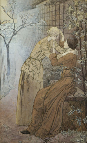The Rendez-vous, 1892 (pen, ink & w/c on paper)
