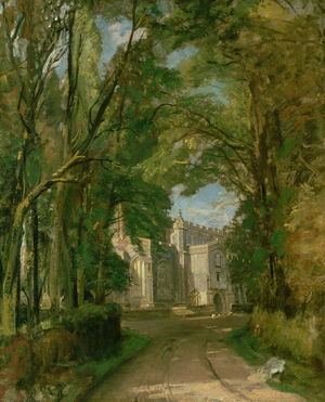 East Bergholt Church (oil on canvas)
