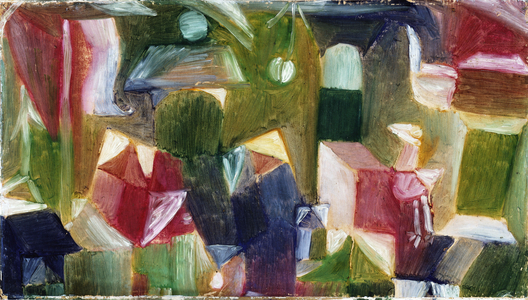 Bird Picture, c.1919 (oil on paper laid on canvas)