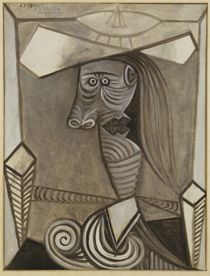 Portrait of a Seated Woman, 1938 (oil on canvas)