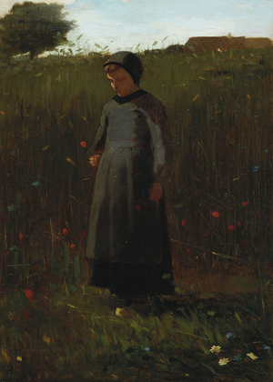 The Flowers of the Field (oil on canvas)